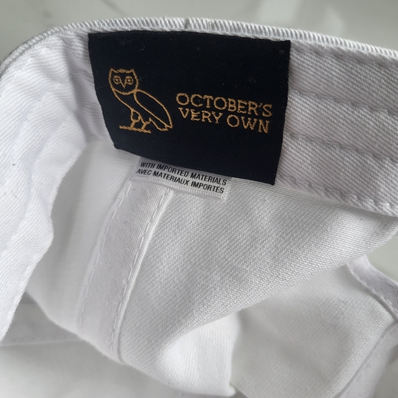 OVO White Hat with Gold Letters Adjustable Cap New with Tag - Picture 6 of 10
